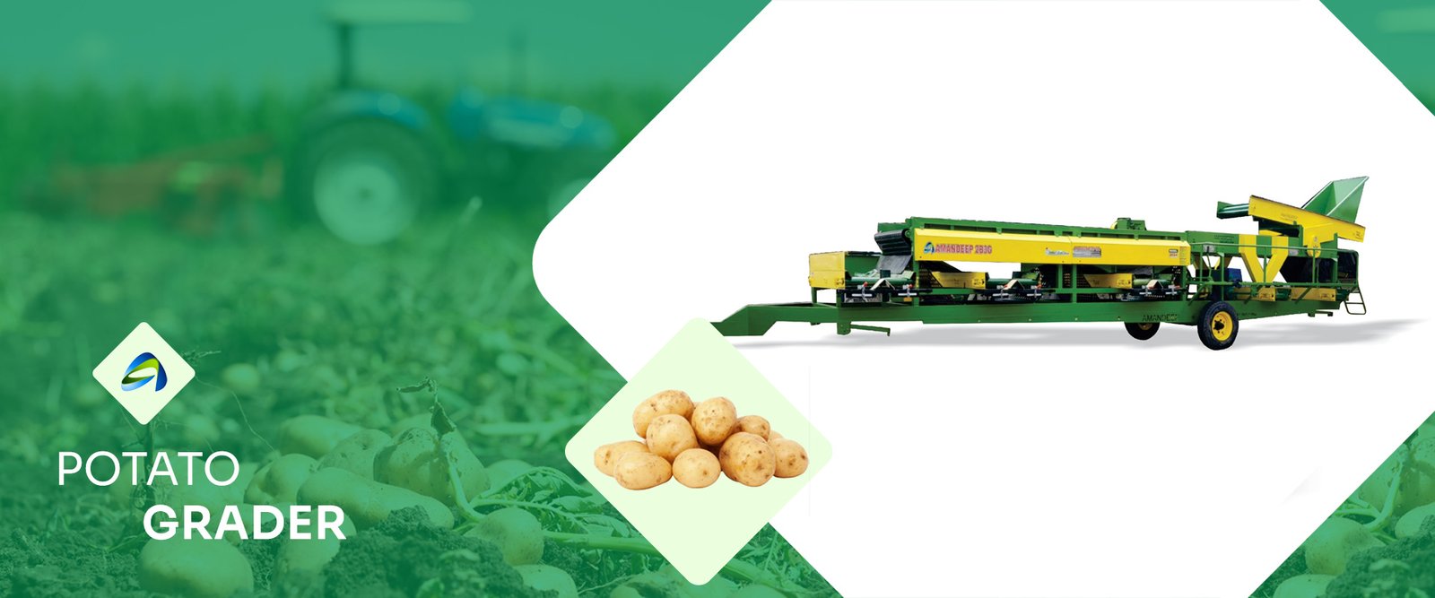 Potato Grader Manufacturer & Supplier in Punjab, India - Amandeep Agro Industries 