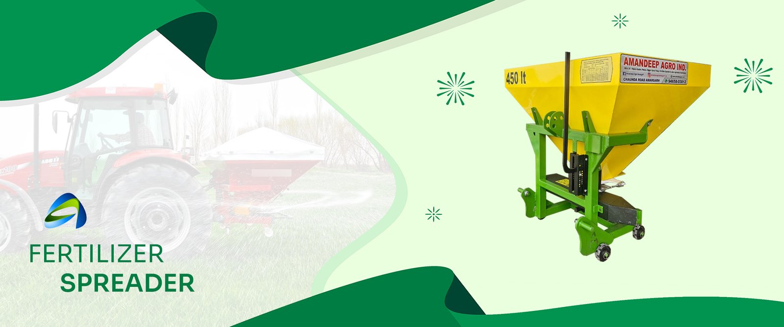 Fertilizer Spreader Manufacturer & Supplier in Punjab, India - Amandeep Agro Industries